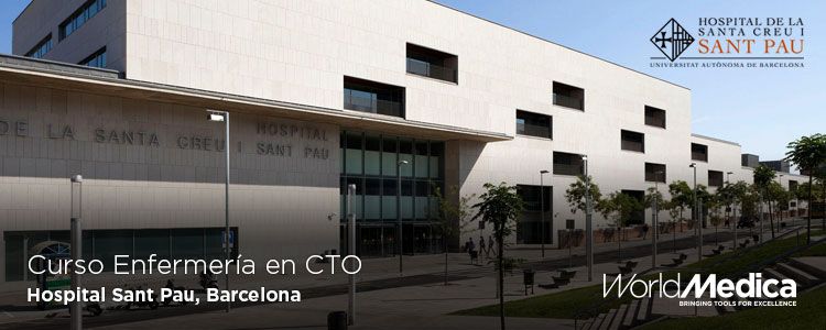World Medica colabora en la organización del Primer Curso de Enfermería en CTO que se realiza en el Hospital Sant Pau de Barcelona